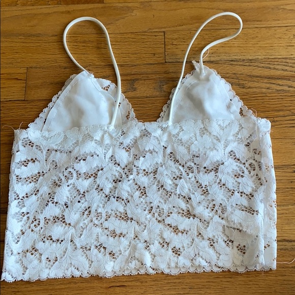 White lacy Bralette medium - Picture 2 of 2